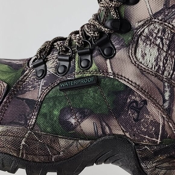 SHE Women's Outdoor Kosoha Hunting Ankle Lace Up Boots Camo Black Green Size 6.5 - Picture 8 of 16